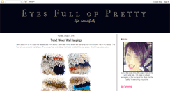 Desktop Screenshot of eyesfullofpretty.com