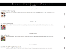 Tablet Screenshot of eyesfullofpretty.com